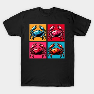 Pop Velvet Crab Art - Trendy Marine Life T-Shirt